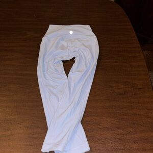 Light Blue Lululemon Crop Align Leggings, Size 2, 21”